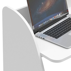 Стол компьютерный CD 8346 COMP 80x46 см, Белый